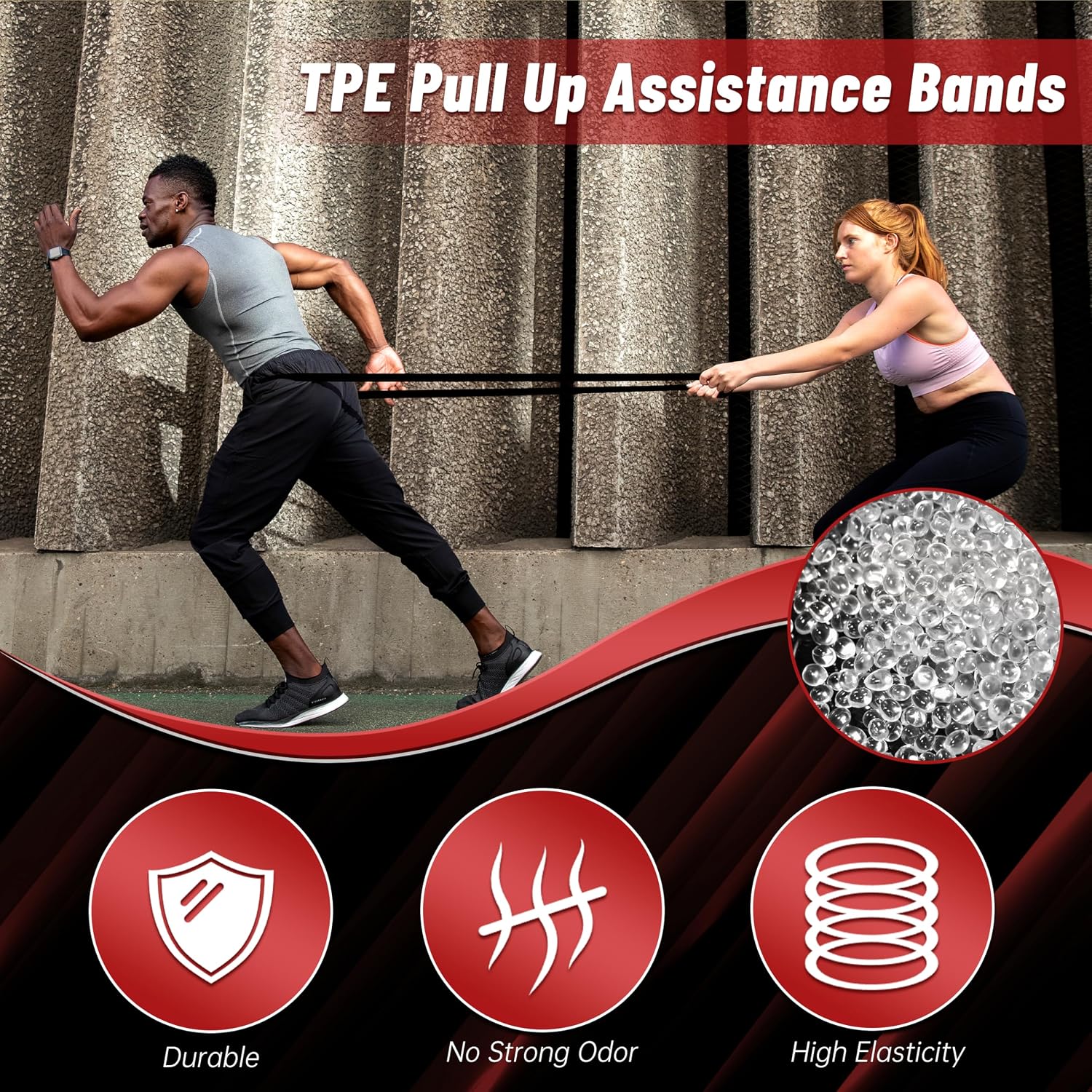 5-Level Resistance Band Set — detail view